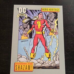 1992 Modern Age Shazam Trading Card #15 Billy Batson DC Hero Heritage Series 1
